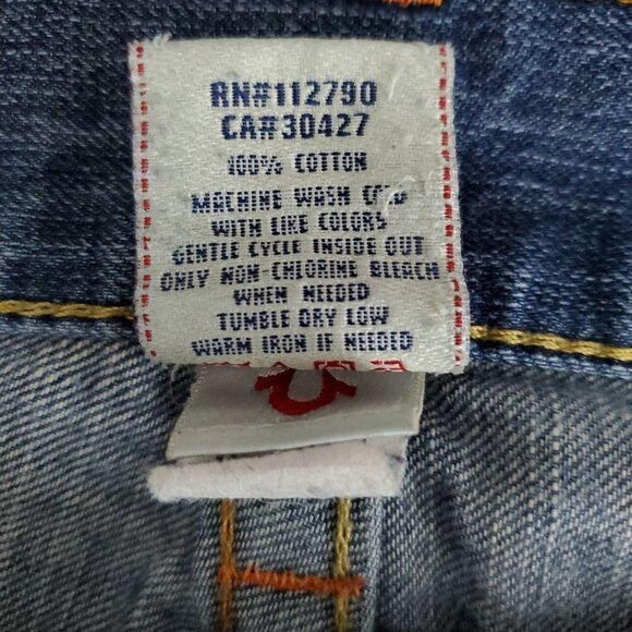 True Religion World Tour Billy Straight Leg Jeans - Picture 5 of 14